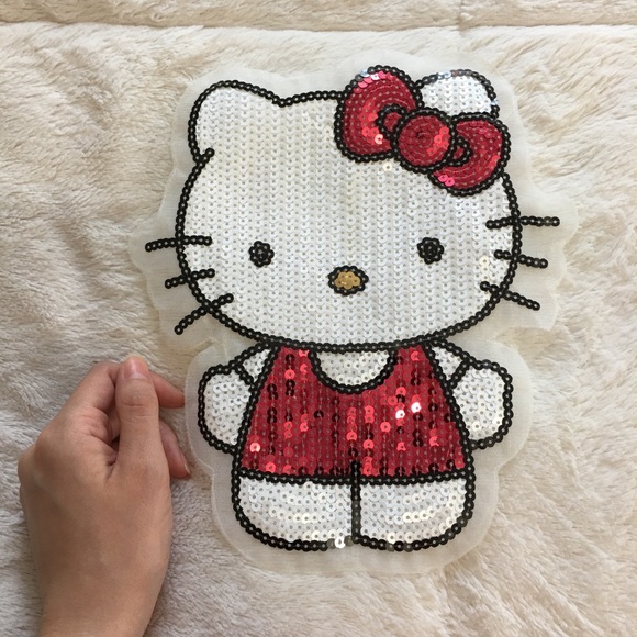 🎀 Hello kitty Sanrio Large sew in patch - Picture 4 of 5